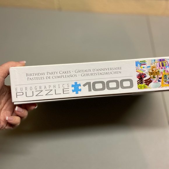 Eurographics Birthday Party Cakes 1000 Piece Jigsaw Puzzle Colorful Desserts - Picture 3 of 4